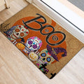 Ohaprints-Doormat-Outdoor-Indoor-Sugar-Skull-Halloween-Boo-Trick-Or-Treat-Pumpkin-Funny-Brown-Rubber-Door-Mat-1751-