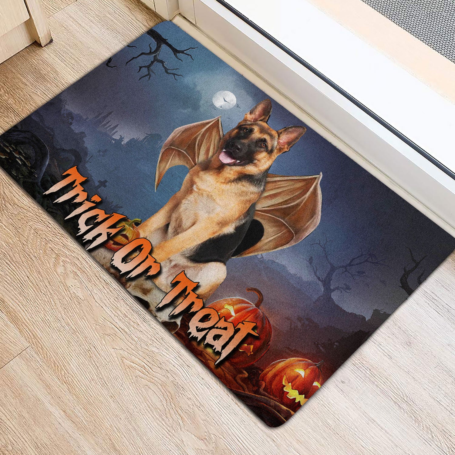 Ohaprints-Doormat-Outdoor-Indoor-German-Shepherd-Trick-Or-Treat-Boo-Halloween-Moon-Night-Pumpkin-Rubber-Door-Mat-1754-