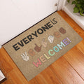 Ohaprints-Doormat-Outdoor-Indoor-Everyone-Is-Welcome-Support-Lgbt-Lgbtq-Black-Equality-Brown-Rubber-Door-Mat-835-