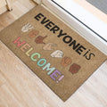 Ohaprints-Doormat-Outdoor-Indoor-Everyone-Is-Welcome-Support-Lgbt-Lgbtq-Black-Equality-Brown-Rubber-Door-Mat-835-