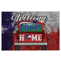 Ohaprints-Doormat-Outdoor-Indoor-Welcome-Home-Truck-Texas-Flag-Bluebonnet-Wild-West-Cowboy-Rubber-Door-Mat-836-18'' x 30''