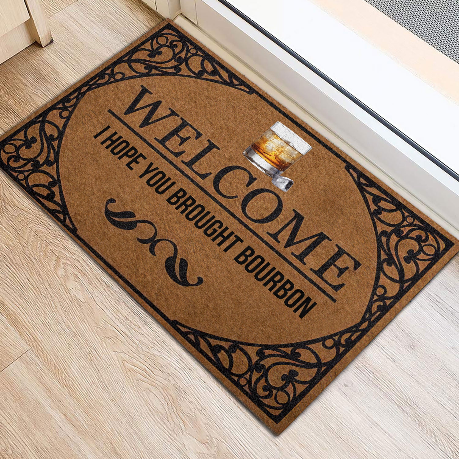 Ohaprints-Doormat-Outdoor-Indoor-Welcome-I-Hope-You-Brought-Bourbon-Funny-Unique-Gift-Idea-Rubber-Door-Mat-838-