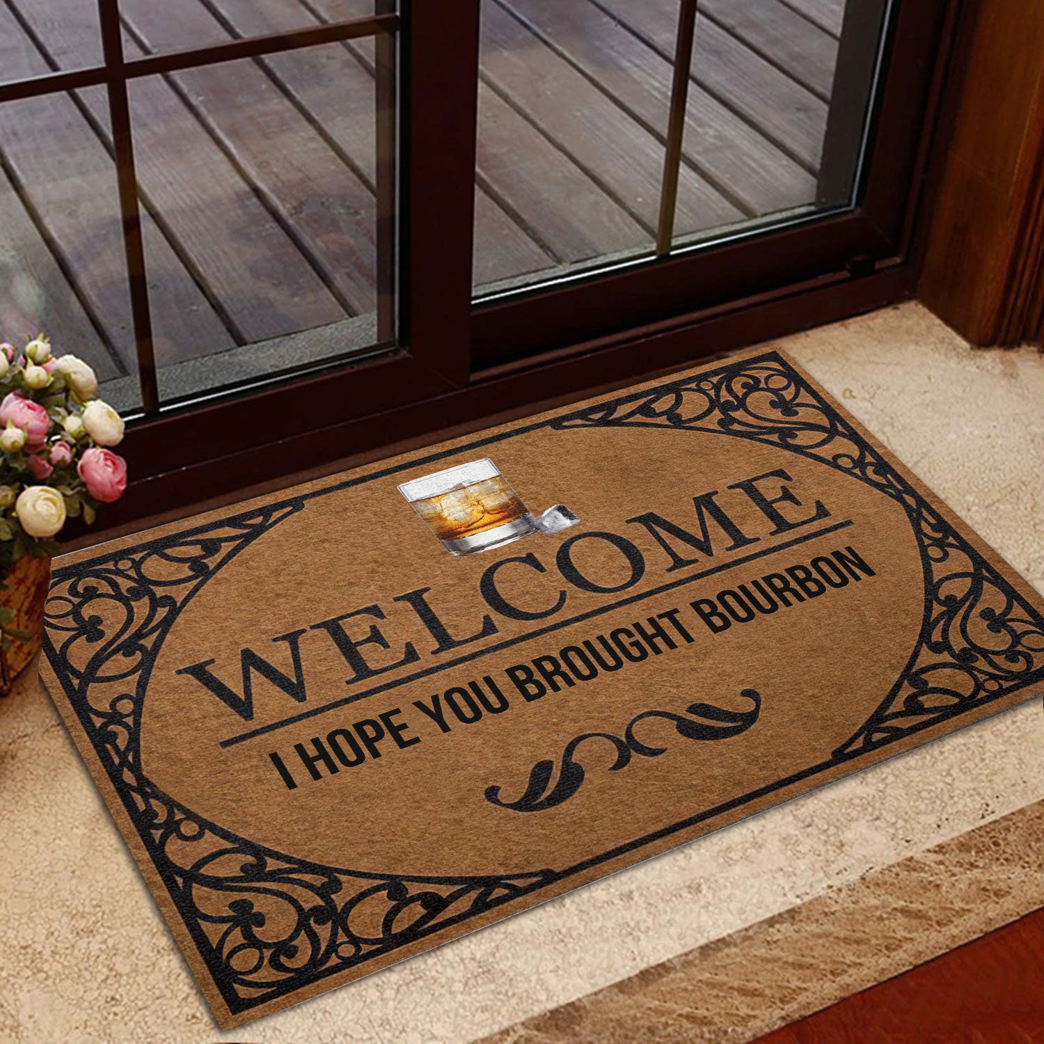 Ohaprints-Doormat-Outdoor-Indoor-Welcome-I-Hope-You-Brought-Bourbon-Funny-Unique-Gift-Idea-Rubber-Door-Mat-838-