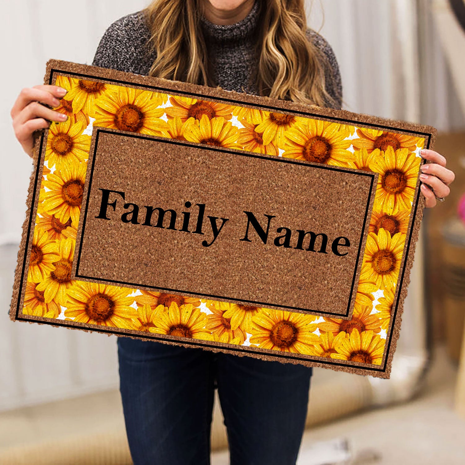 Ohaprints-Doormat-Outdoor-Indoor-Rolling-Scrolls-Sunflower-Bordered-Custom-Personalized-Name-Rubber-Door-Mat-840-