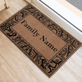 Ohaprints-Doormat-Outdoor-Indoor-Rolling-Scrolls-Black-Bordered-Brown-Custom-Personalized-Name-Rubber-Door-Mat-841-