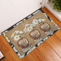 Ohaprints-Doormat-Outdoor-Indoor-Daisy-Flower-Jars-Floral-Home-Sweet-Home-Brown-Housewarming-Gift-Rubber-Door-Mat-845-