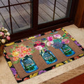 Ohaprints-Doormat-Outdoor-Indoor-Flower-Floral-Jars-Home-Sweet-Home-Brown-Housewarming-Gift-Rubber-Door-Mat-847-