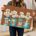 Ohaprints-Doormat-Outdoor-Indoor-Daisy-Flower-Jars-Floral-Welcome-Home-Brown-Housewarming-Gift-Rubber-Door-Mat-848-