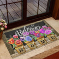 Ohaprints-Doormat-Outdoor-Indoor-Garden-Vase-Flower-Butterfly-Welcome-Home-Housewarming-Gift-Rubber-Door-Mat-857-