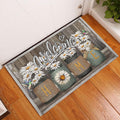 Ohaprints-Doormat-Outdoor-Indoor-Daisy-Flower-Jars-Hummingbird-Welcome-Home-Brown-Housewarming-Rubber-Door-Mat-860-