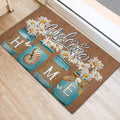 Ohaprints-Doormat-Outdoor-Indoor-Daisy-Flower-Blue-Jars-Floral-Welcome-Home-Brown-Housewarming-Rubber-Door-Mat-863-