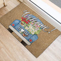 Ohaprints-Doormat-Outdoor-Indoor-Blue-Truck-Flower-Bird-Welcome-Home-Gift-For-Housewarming-Brown-Rubber-Door-Mat-865-