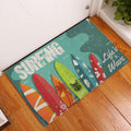 Ohaprints-Doormat-Outdoor-Indoor-Surfing-Surfboard-Life-Is-A-Wave-Beach-Life-Hello-Summer-Blue-Rubber-Door-Mat-870-