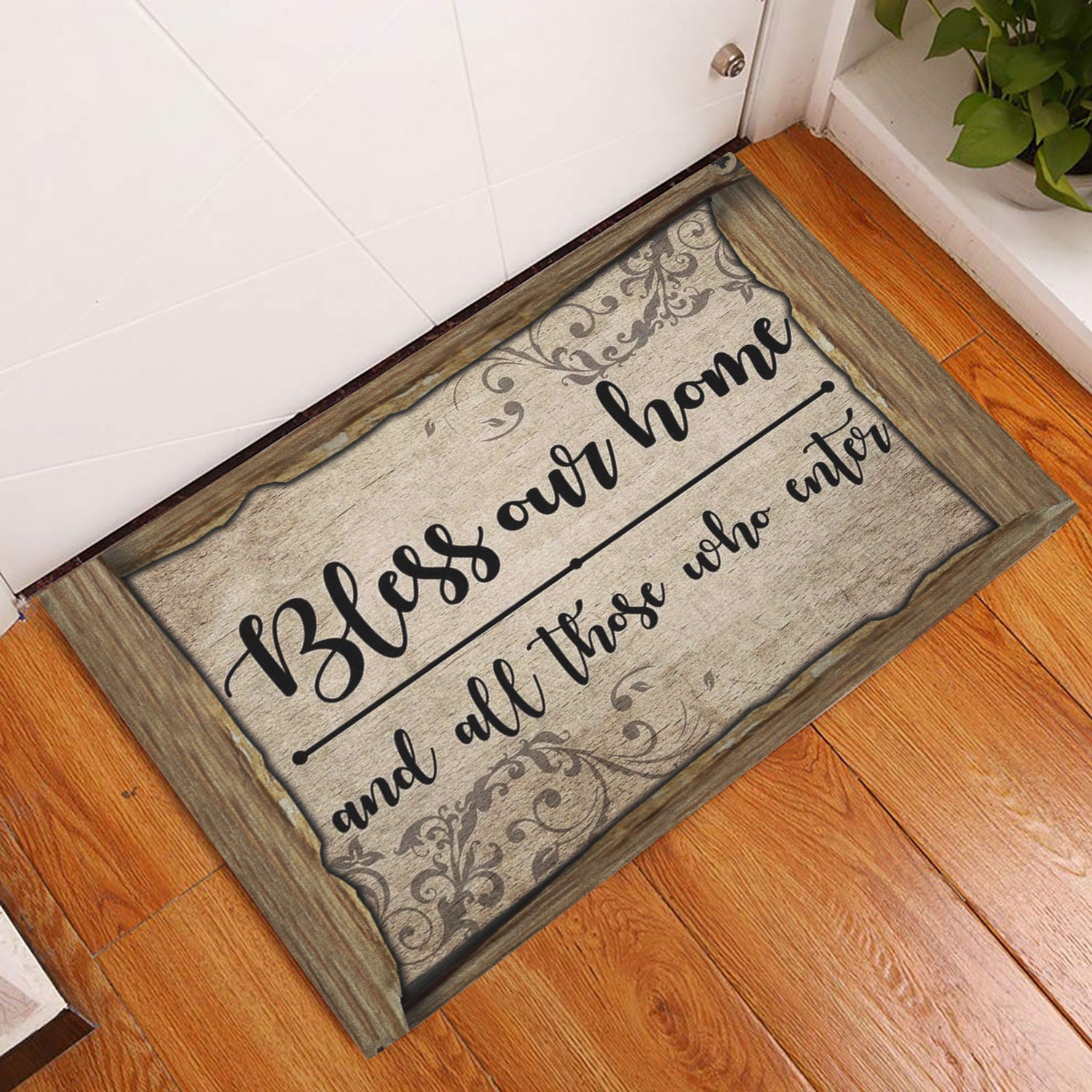 Ohaprints-Doormat-Outdoor-Indoor-Bless-Our-Home-And-All-Those-Who-Enter-Wood-Printed-Pattern-Rubber-Door-Mat-875-