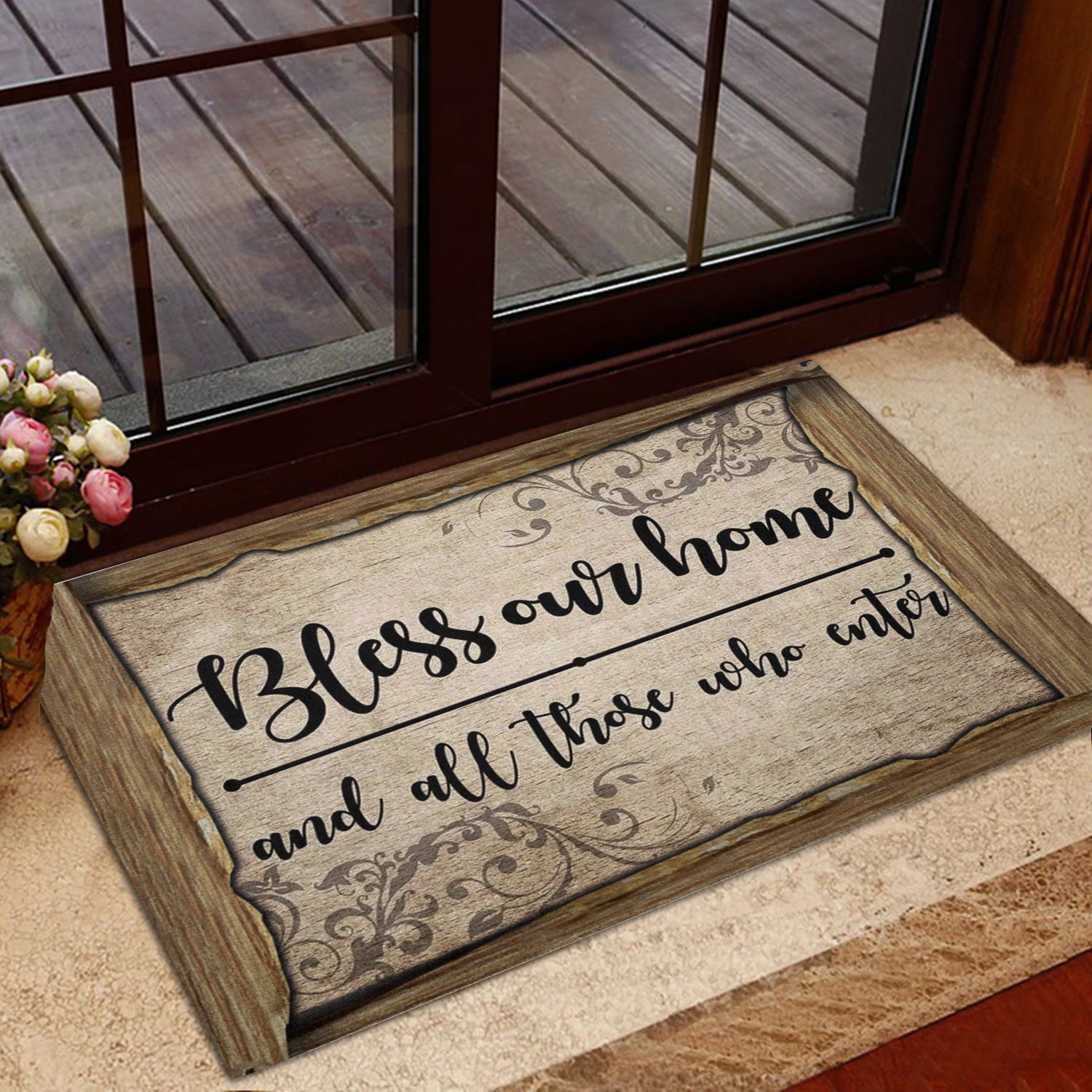 Ohaprints-Doormat-Outdoor-Indoor-Bless-Our-Home-And-All-Those-Who-Enter-Wood-Printed-Pattern-Rubber-Door-Mat-875-