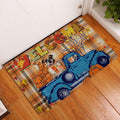 Ohaprints-Doormat-Outdoor-Indoor-English-Bulldog-Pumpkin-Truck-Welcome-Autumn-Happy-Fall-Y'All-Rubber-Door-Mat-1812-