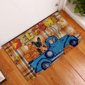 Ohaprints-Doormat-Outdoor-Indoor-French-Bulldog-Pumpkin-Truck-Welcome-Autumn-Happy-Fall-Y'All-Rubber-Door-Mat-1813-