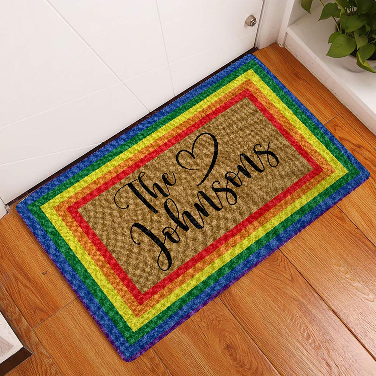 Ohaprints-Doormat-Outdoor-Indoor-Lgbt-Lgbtq-Custom-Family-Name-Brown-Custom-Personalized-Name-Rubber-Door-Mat-1876-