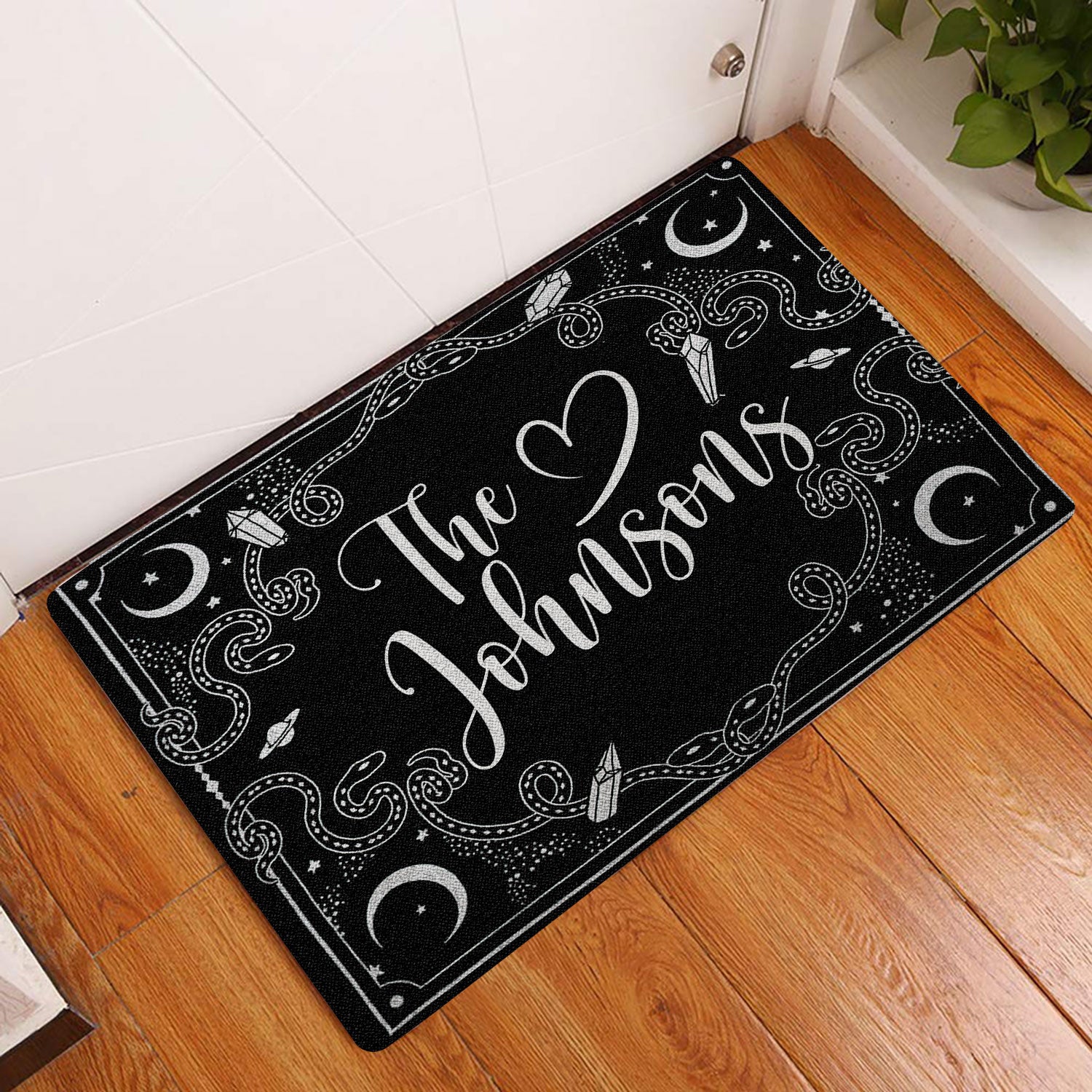 Ohaprints-Doormat-Outdoor-Indoor-Wicca-Witch-Custom-Family-Name-Brown-Custom-Personalized-Name-Rubber-Door-Mat-1878-