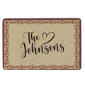 Ohaprints-Doormat-Outdoor-Indoor-Floral-Frame-Custom-Family-Name-Beige-Custom-Personalized-Name-Rubber-Door-Mat-1882-18'' x 30''