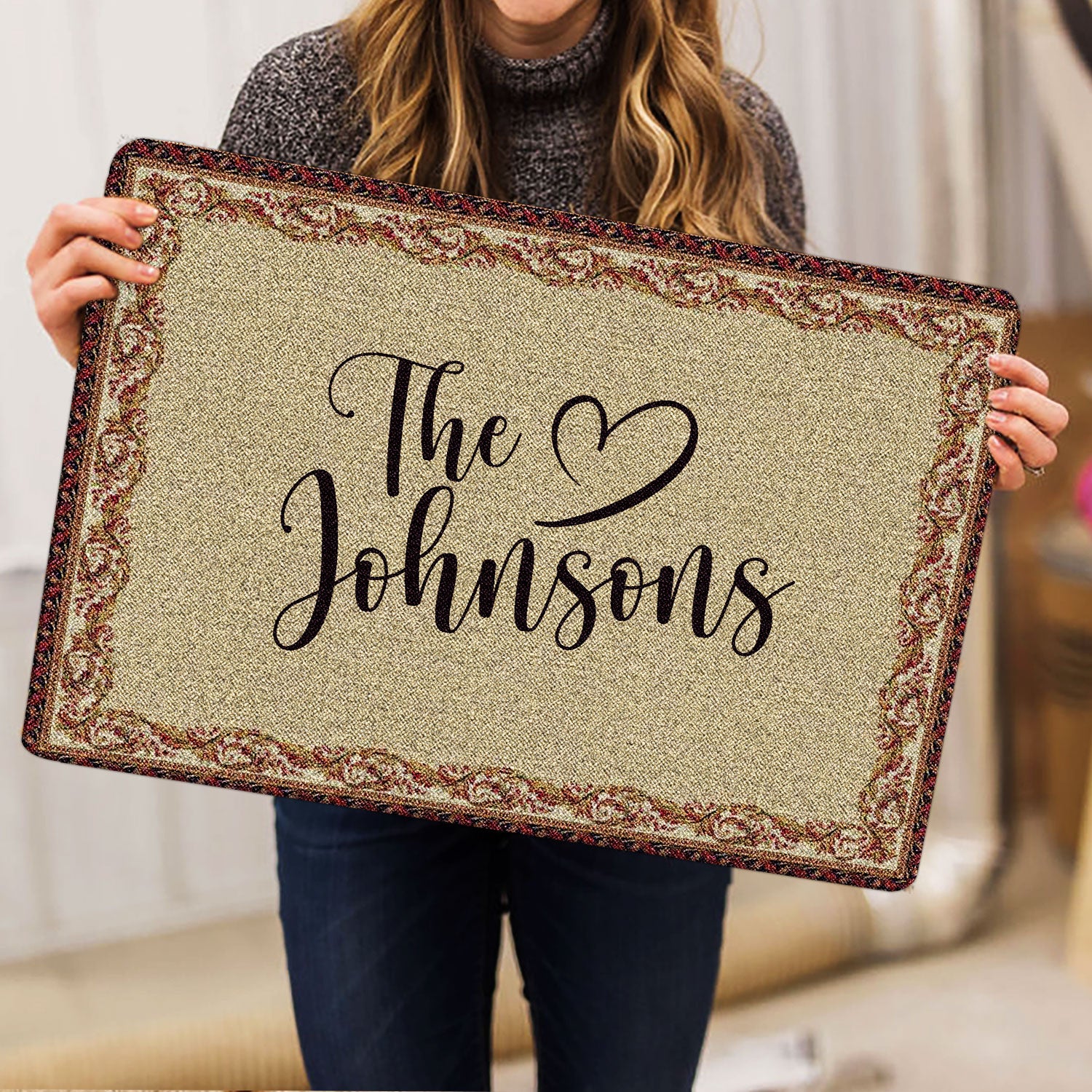 Ohaprints-Doormat-Outdoor-Indoor-Floral-Frame-Custom-Family-Name-Beige-Custom-Personalized-Name-Rubber-Door-Mat-1882-