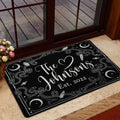 Ohaprints-Doormat-Outdoor-Indoor-Wicca-Witch-Family-Name-Brown-Custom-Personalized-Name-Number-Rubber-Door-Mat-1888-