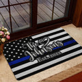 Ohaprints-Doormat-Outdoor-Indoor-Police-Back-The-Blue-Family-Name-Custom-Personalized-Name-Number-Rubber-Door-Mat-1891-