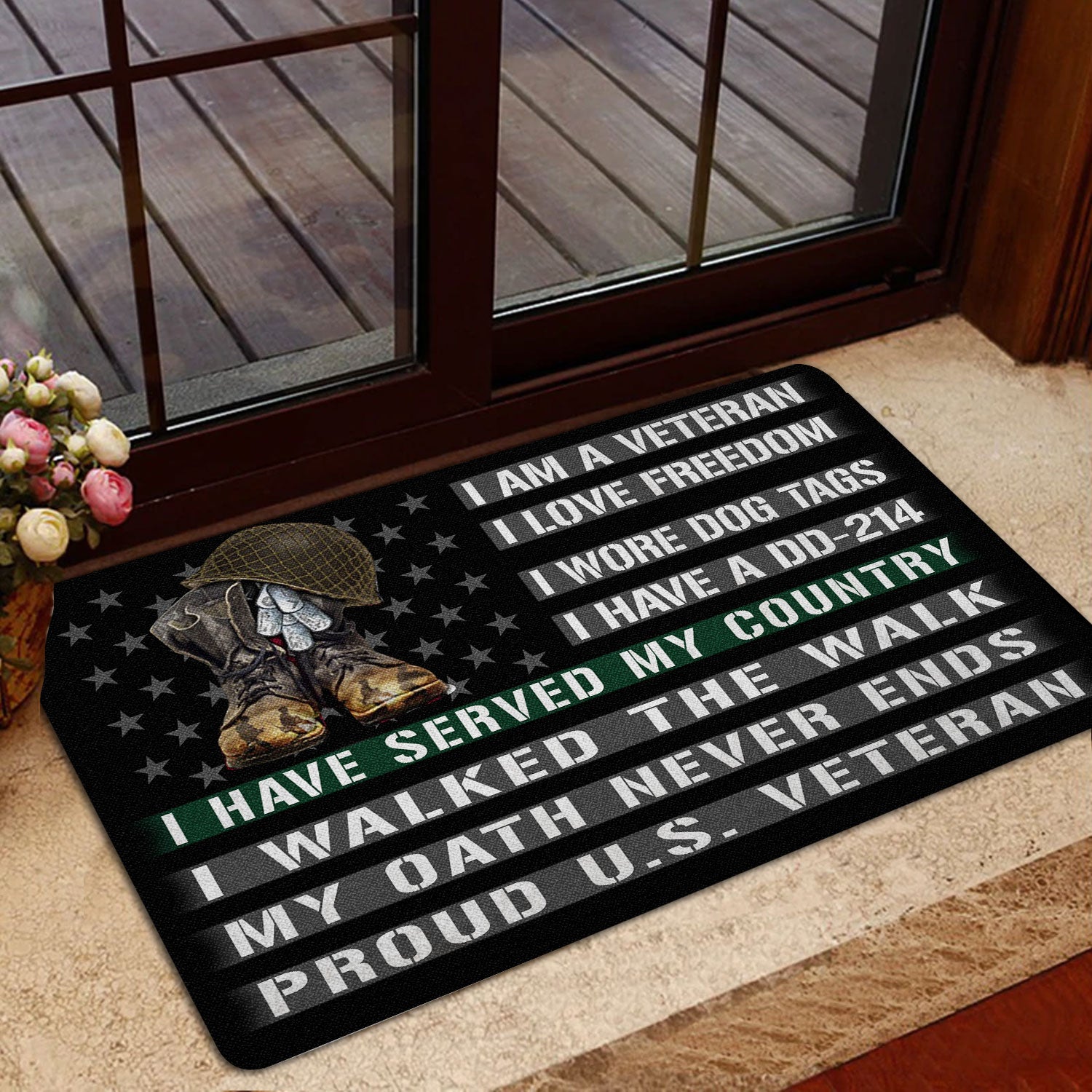 Ohaprints-Doormat-Outdoor-Indoor-Veteran-Proud-US-Veteran-Dd-214-Boots--Hat-Rubber-Door-Mat-1895-