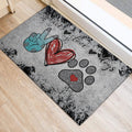 Ohaprints-Doormat-Outdoor-Indoor-Peace-Love-Dogs-Dog-Paw-Gift-For-Dog-Puppy-Pet-Lover-Grey-Rubber-Door-Mat-955-