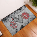 Ohaprints-Doormat-Outdoor-Indoor-Firefighter-Fireman-Peace-Love-Back-The-Red-Thin-Red-Line-Grey-Rubber-Door-Mat-956-