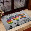 Ohaprints-Doormat-Outdoor-Indoor-Lgbt-Lgbtq-Peace-Love-Equality-Pride-Love-Is-Love-Rainbow-Grey-Rubber-Door-Mat-961-