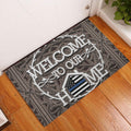 Ohaprints-Doormat-Outdoor-Indoor-Police-Welcome-To-Our-Home-Thin-Blue-Line-Back-The-Blue-Rubber-Door-Mat-972-