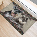 Ohaprints-Doormat-Outdoor-Indoor-Miniature-Schnauzer-Welcome-Mandala-Pattern-For-Dog-Puppy-Lover-Rubber-Door-Mat-977-