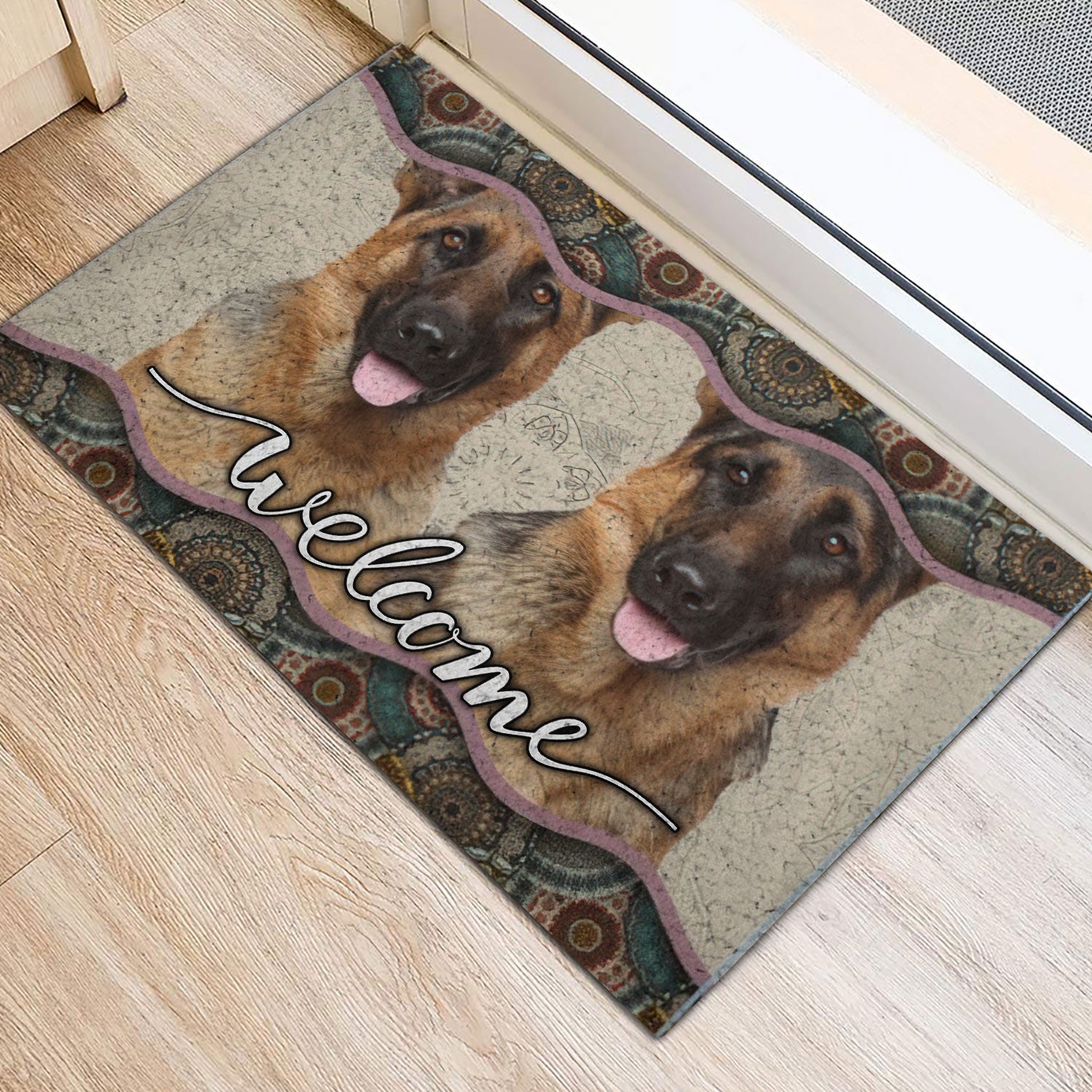 Ohaprints-Doormat-Outdoor-Indoor-German-Shepherd-Mandala-Pattern-Unique-Gift-For-Dog-Puppy-Lover-Rubber-Door-Mat-979-