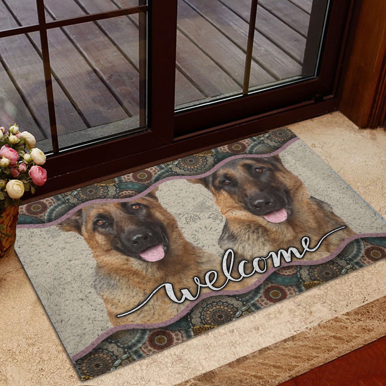 Ohaprints-Doormat-Outdoor-Indoor-German-Shepherd-Mandala-Pattern-Unique-Gift-For-Dog-Puppy-Lover-Rubber-Door-Mat-979-