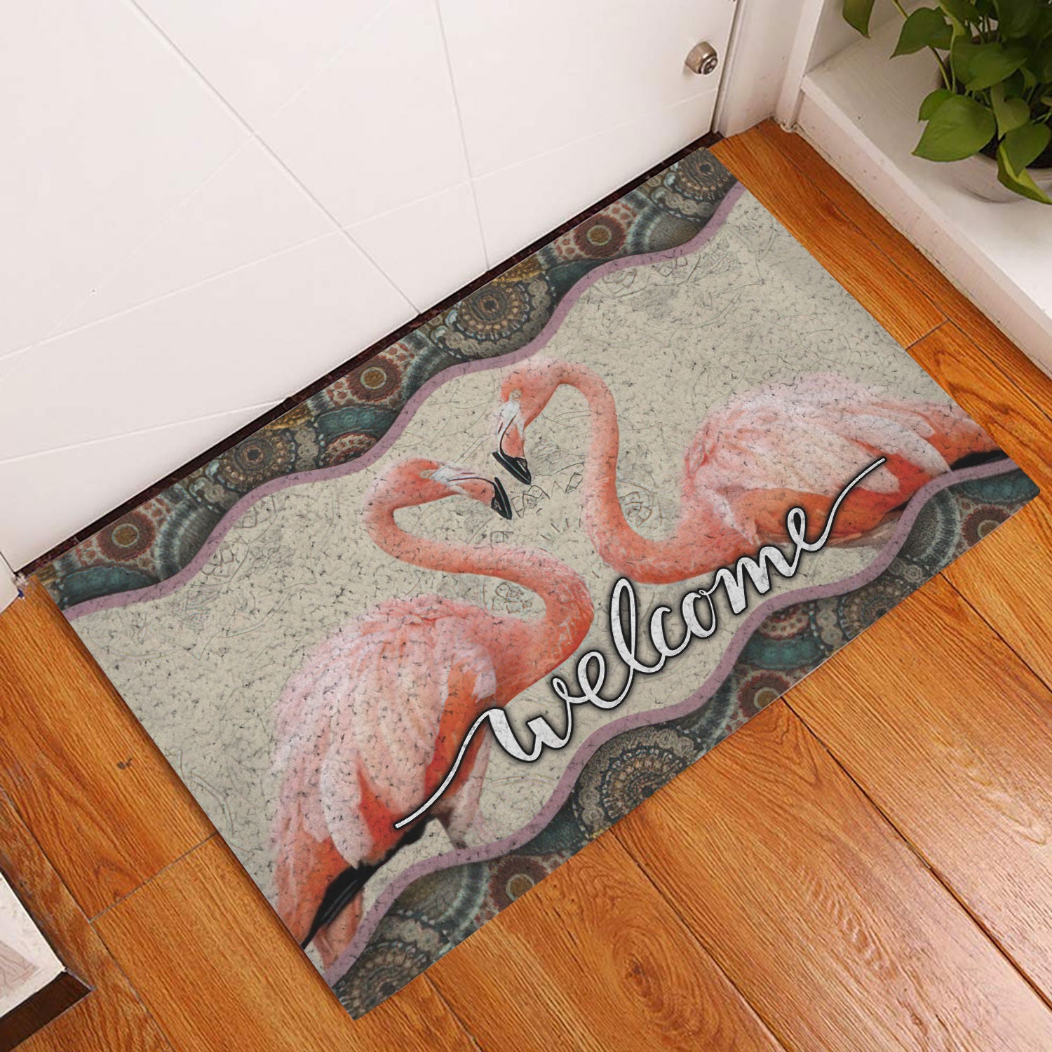 Ohaprints-Doormat-Outdoor-Indoor-Two-Pink-Flamingo-Mandala-Pattern-Unique-Gift-For-Animal-Lover-Rubber-Door-Mat-980-