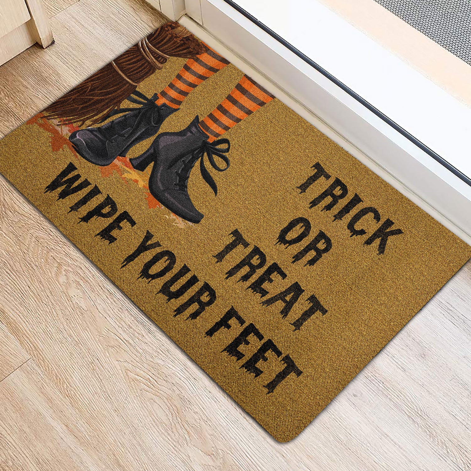 Ohaprints-Doormat-Outdoor-Indoor-Witch-Wicca-Trick-Or-Treat-Wipe-Your-Feet-Happy-Halloween-Rubber-Door-Mat-1941-