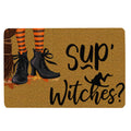 Ohaprints-Doormat-Outdoor-Indoor-Witch-Wicca-Trick-Or-Treat-Sup-Witches-Happy-Halloween-Rubber-Door-Mat-1944-18'' x 30''