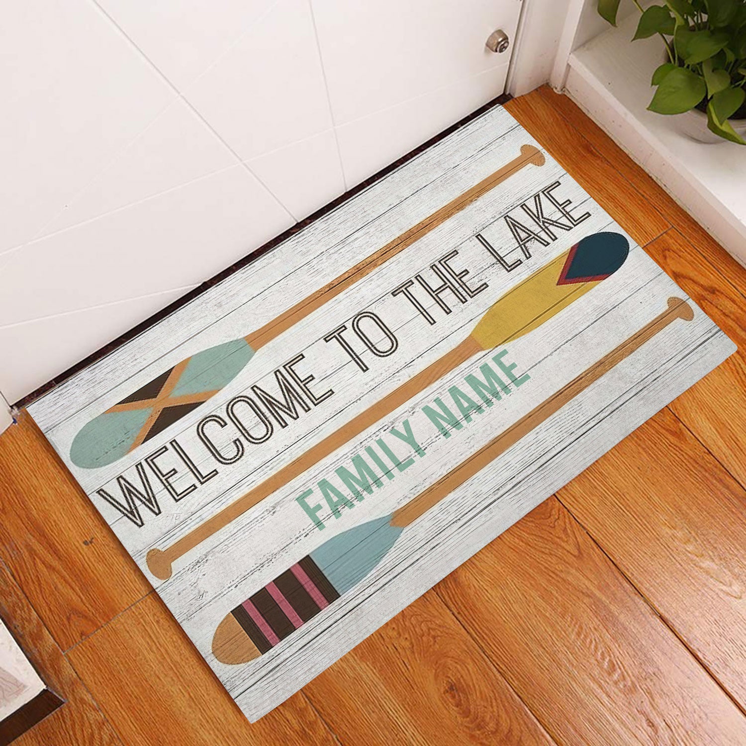 Ohaprints-Doormat-Outdoor-Indoor-Welcome-To-The-Lake-Wood-Pattern-Custom-Personalized-Name-Rubber-Door-Mat-1012-