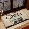 Ohaprints-Doormat-Outdoor-Indoor-Happy-Camper-Popup-Brown-Pattern-Custom-Personalized-Name-Rubber-Door-Mat-481-