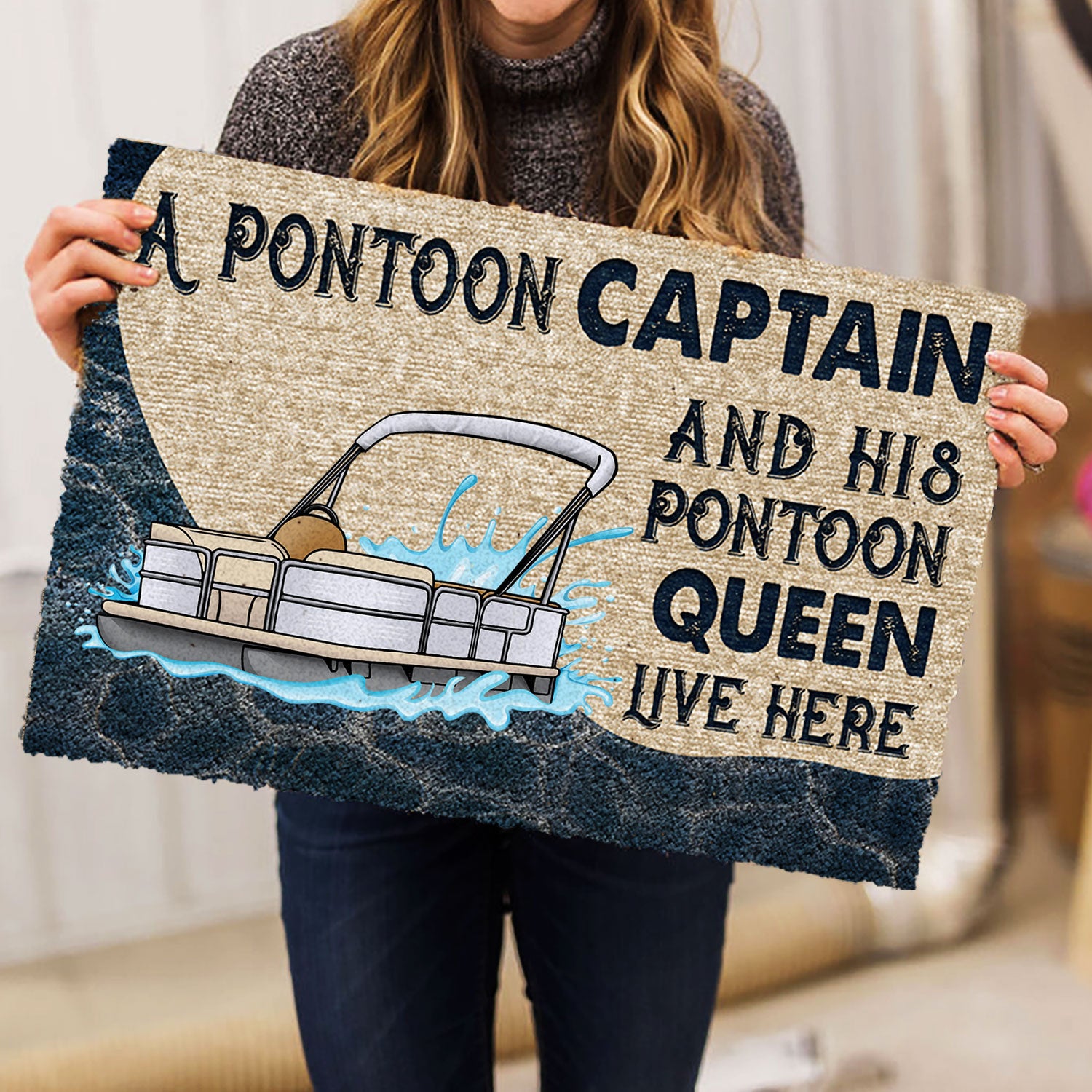 Ohaprints-Doormat-Outdoor-Indoor-A-Pontoon-Captain-And-His-Pontoon-Queen-Live-Here-For-Couple-Rubber-Door-Mat-1026-