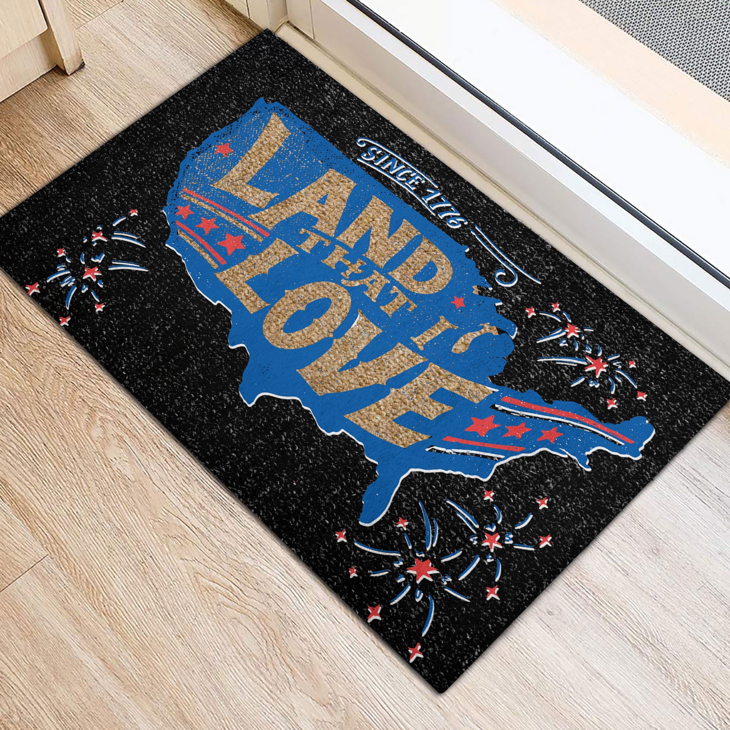 Ohaprints-Doormat-Outdoor-Indoor-God-Bless-America-Land-That-I-Love-My-Home-Sweet-Home-July-4Th-Rubber-Door-Mat-1028-