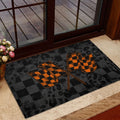 Ohaprints-Doormat-Outdoor-Indoor-Racing-Orange-Checkered-Flag-Crossed-Motorsport-Car-Winner-Rubber-Door-Mat-1104-