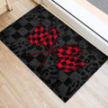 Ohaprints-Doormat-Outdoor-Indoor-Racing-Red-Checkered-Flag-Crossed-Motorsport-Car-Win-Winner-Rubber-Door-Mat-1106-