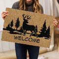 Ohaprints-Doormat-Outdoor-Indoor-Deer-Hunting-Forest-Brown-Pattern-Rubber-Door-Mat-1109-