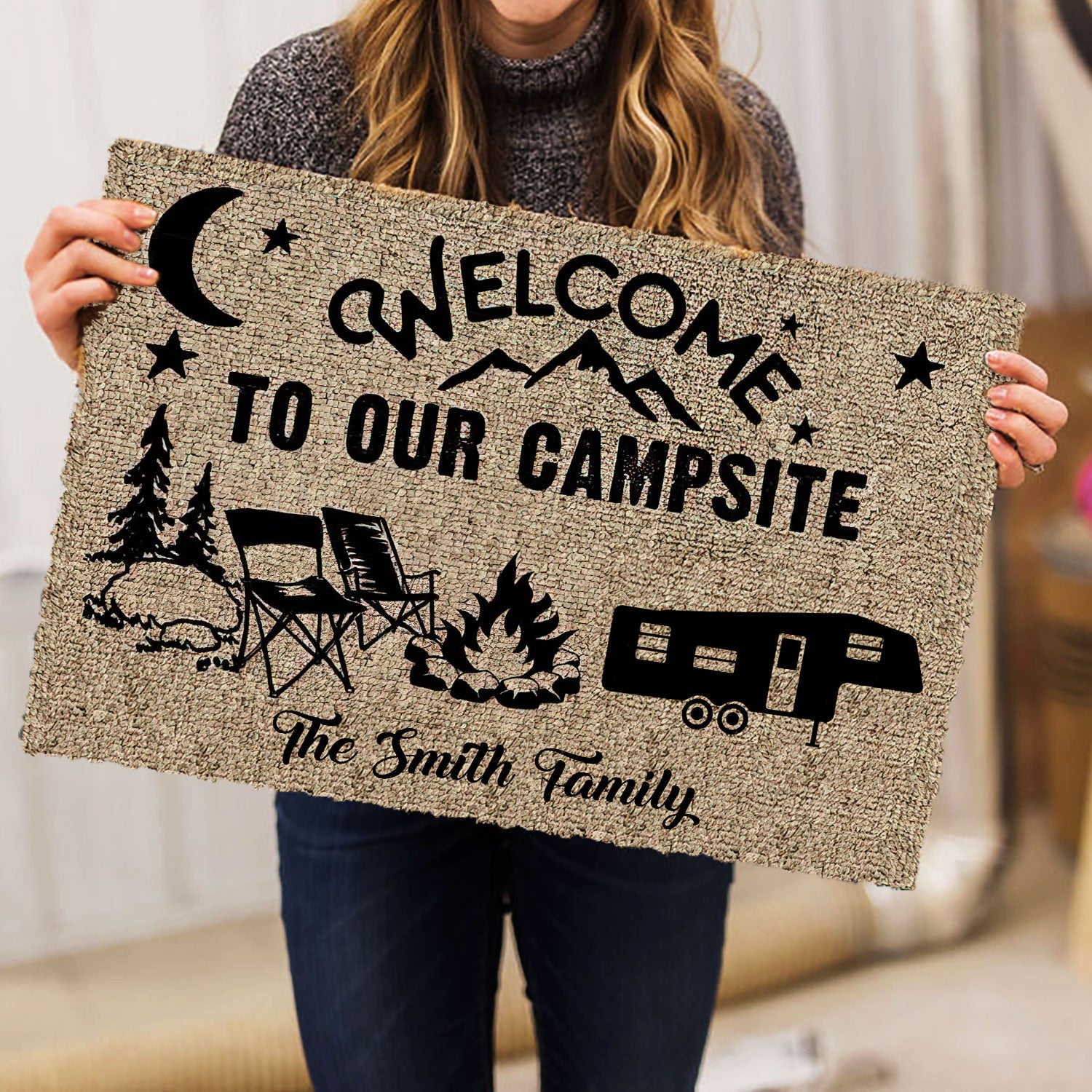 Ohaprints-Doormat-Outdoor-Indoor-Camping-Welcome-Our-Campsite-5Th-Wheel-Custom-Personalized-Name-Rubber-Door-Mat-1161-