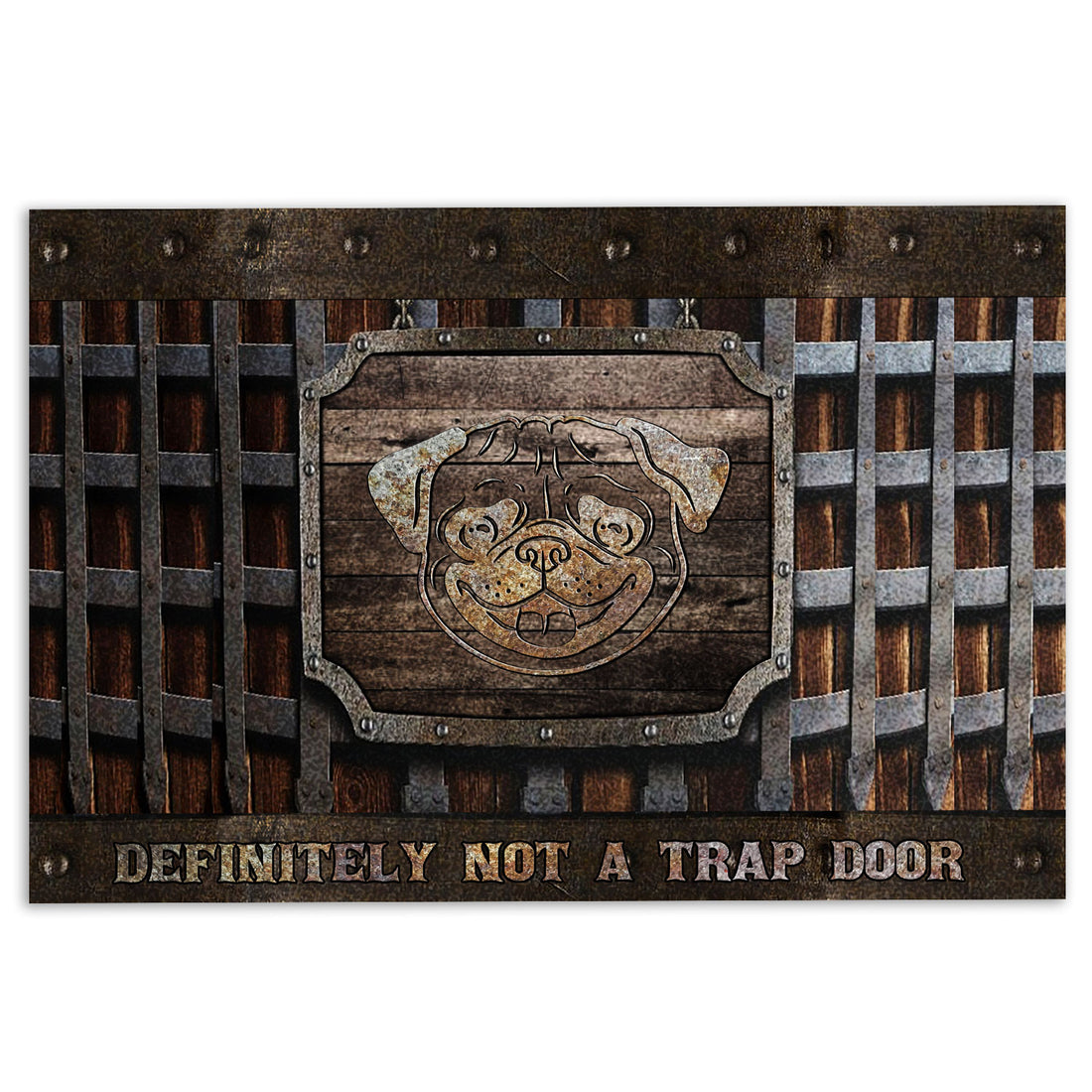 Ohaprints-Doormat-Outdoor-Indoor-French-Bulldog-Definitely-Not-A-Trap-Door-Metal-Hatch-Pattern-Rubber-Door-Mat-1167-18'' x 30''