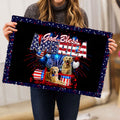 Ohaprints-Doormat-Outdoor-Indoor-Golden-Retriever-God-Bless-America-Patriotic-4Th-Of-July-Rubber-Door-Mat-1181-