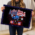 Ohaprints-Doormat-Outdoor-Indoor-Rottweiler-God-Bless-America-Patriotic-4Th-Of-July-Independence-Rubber-Door-Mat-1182-