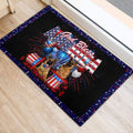 Ohaprints-Doormat-Outdoor-Indoor-German-Shepherd-Dog-God-Bless-America-Patriotic-4Th-Of-July-Rubber-Door-Mat-1183-